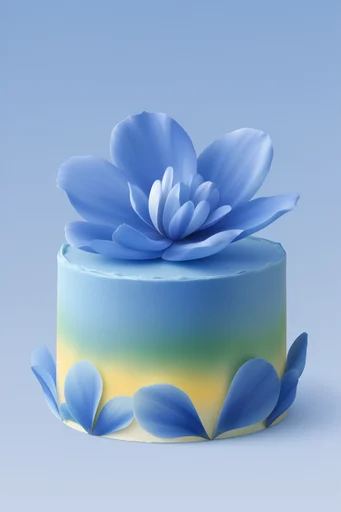 Ethereal Pastel Botanical style reference image — smooth gradient background