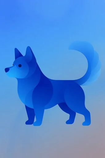 Ethereal Cobalt Minimalism style reference image — matte texture