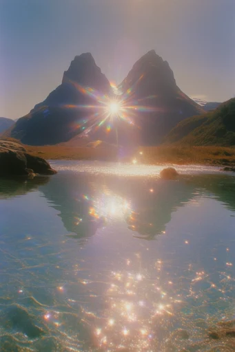 Prismatic Sunlit Nostalgia style reference image — starburst lens flare