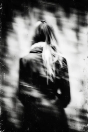 Spectral Noir Distortion moodboard — generate AI images in this style