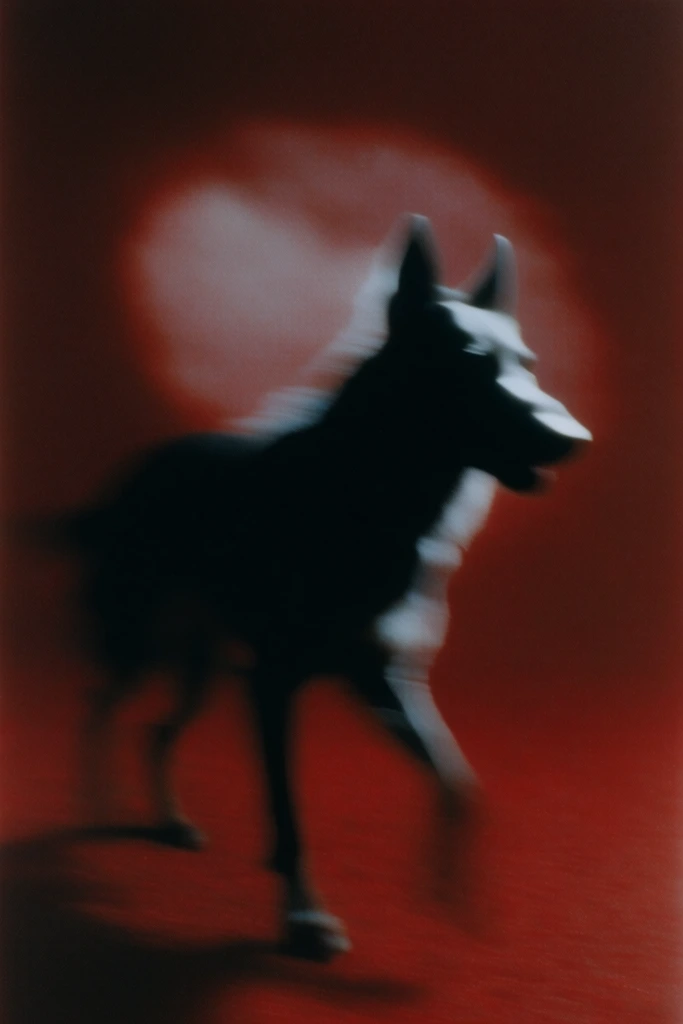 Crimson Cinematic Surrealism style AI image example 3