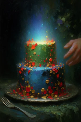 Luminous Abyssal Mysticism style reference image — ethereal chiaroscuro