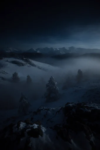 Ethereal Nocturnal Solitude style AI image example 2