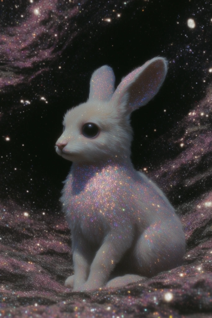 Ethereal Cosmic Luminescence style AI image example 3