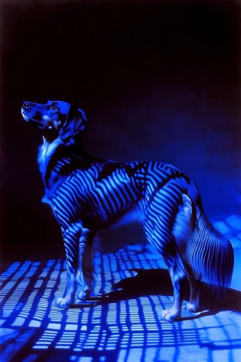 Nocturnal Cybernetic Chiaroscuro style reference image — nocturnal mood
