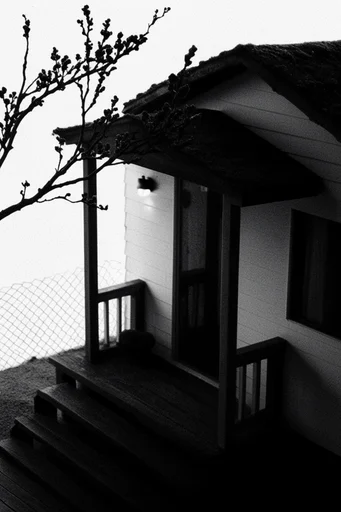 Gritty Noir Chiaroscuro style AI image example 4