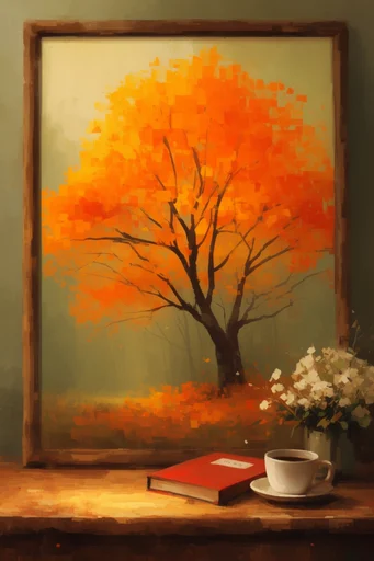 Nostalgic Golden Autumn style reference image — autumnal color palette