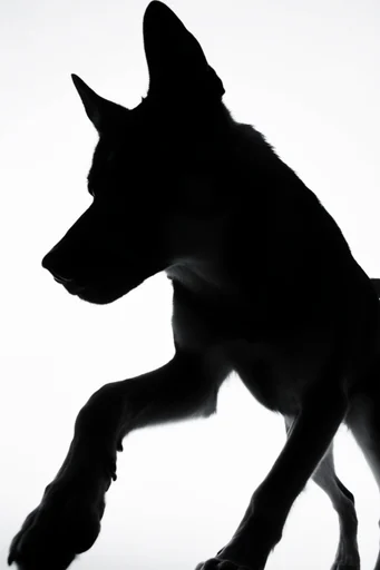Graphic Avant-Garde Silhouette style reference image — avant-garde fashion photography