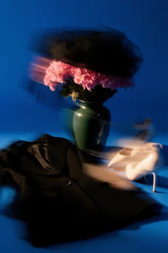 Kinetic Ethereal Editorial style reference image — shutter drag