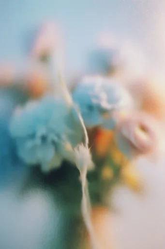 Ethereal Nostalgic Abstraction style reference image — vintage analog texture