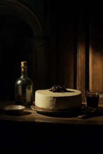 Cinematic Gothic Chiaroscuro style reference image — introspective mood