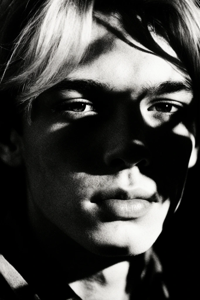 Cinematic Noir Portraiture style AI image example 2