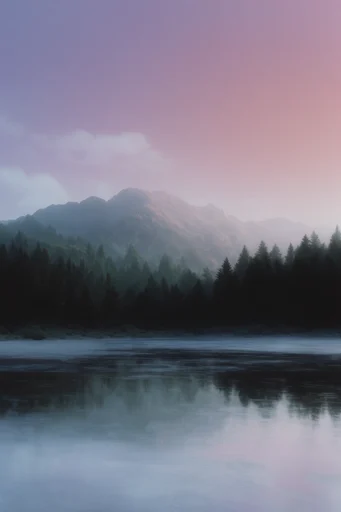 Ethereal Atmospheric Solitude style reference image — atmospheric fog