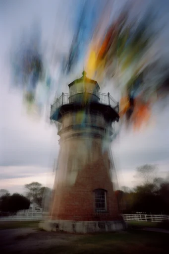 Kinetic Liminal Reflections style reference image — long exposure photography