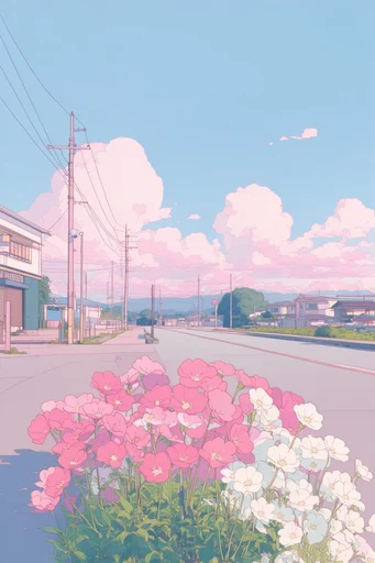 Ethereal Pastel Anime style reference image — twilight glow
