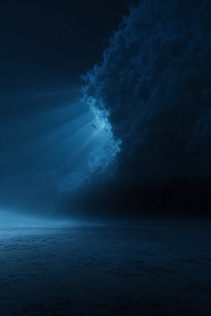 Cinematic Abyssal Minimalism style AI image example 2