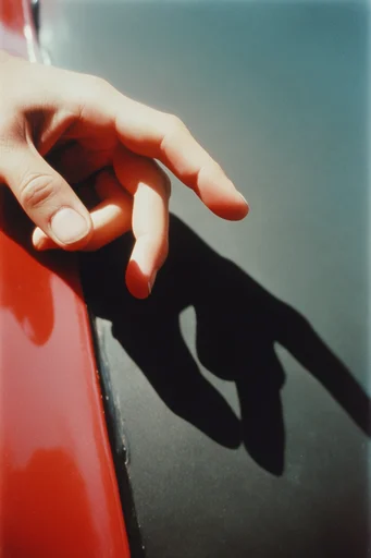 Cinematic Retro Surrealism style reference image — minimalist composition
