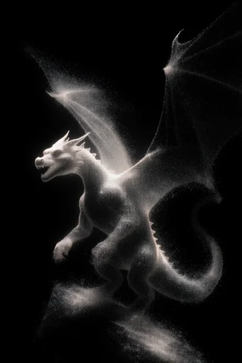 Ethereal Noir Stipple style reference image — chiaroscuro lighting
