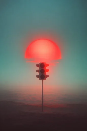 Ethereal Crimson Minimalism style reference image — cinematic lighting
