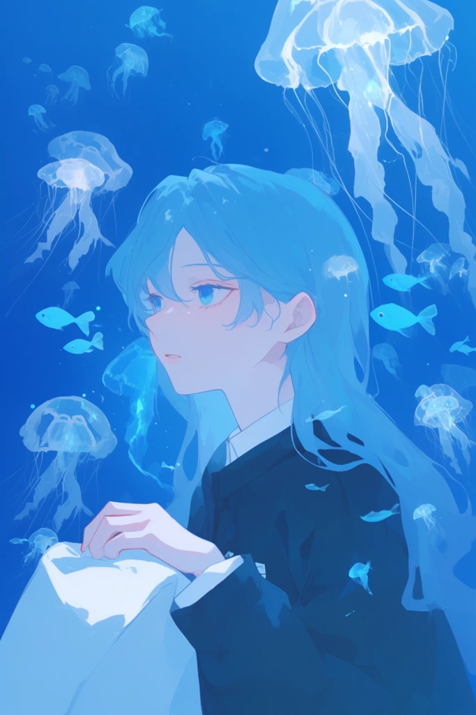 Luminous Azure Dreamscape style AI image example 1