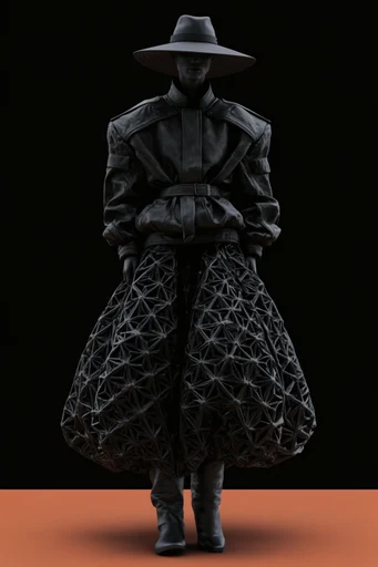 Monochromatic Industrial Biomechanism moodboard — generate AI images in this style