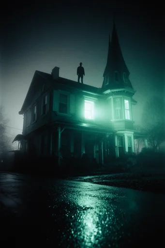 Cinematic Acid Nocturne style AI image example 4
