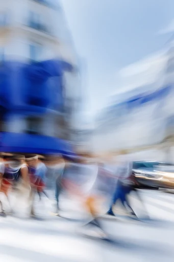 Kinetic Ethereal Abstraction style reference image — long exposure motion blur