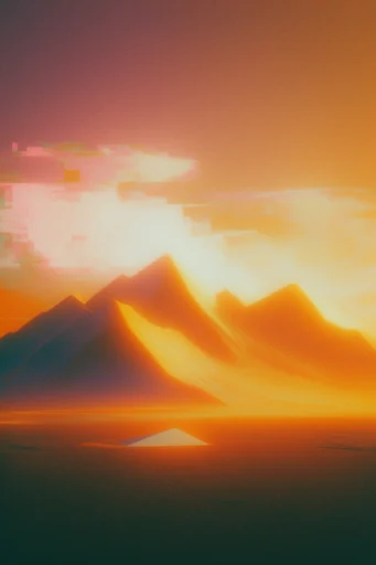 Spectral Thermal Noir style reference image — chromatic aberration