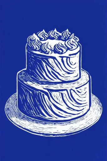 Cobalt Graphic Op-Print style reference image — monochromatic engraving