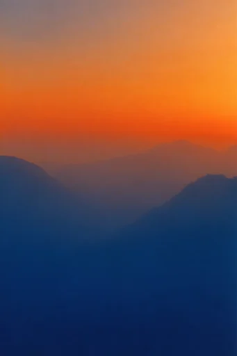 Atmospheric Amber Minimalism style reference image — amber gradient