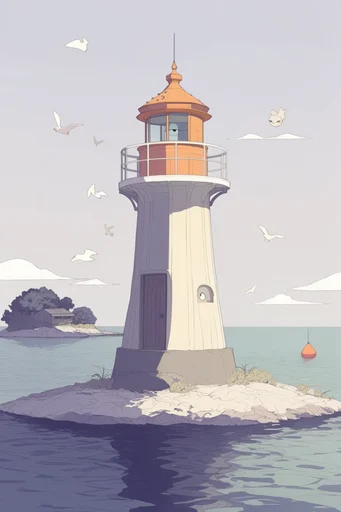 Minimalist Pastel Anime style reference image — sharp graphic quality