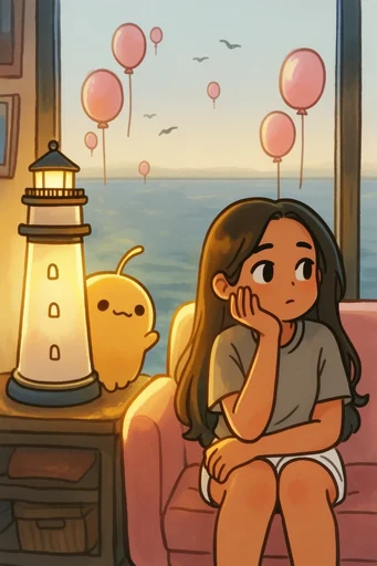 Nostalgic Cozy Illustration style reference image — nostalgic slice of life