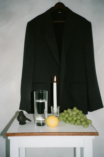 Raw Monochromatic Minimalism style reference image — minimalist fashion editorial