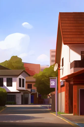 Optimistic Urban Constructivism style reference image — architectural low-angle perspective