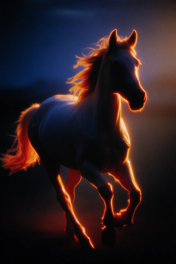 Luminous Nocturnal Silhouette style AI image example 3
