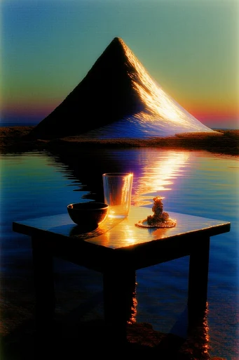 Nocturnal Liminal Surrealism style reference image — minimalist surrealism