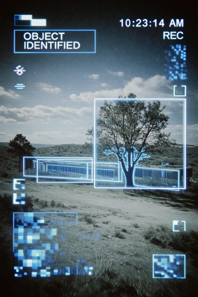 Analytical Cybernetic Surveillance style AI image example 2