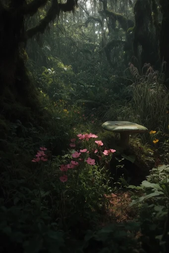 Misty Primeval Gothic style reference image — scale comparison