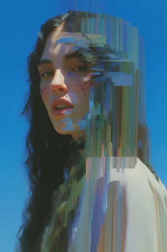 Digital Impasto Surrealism style reference image — palette knife strokes