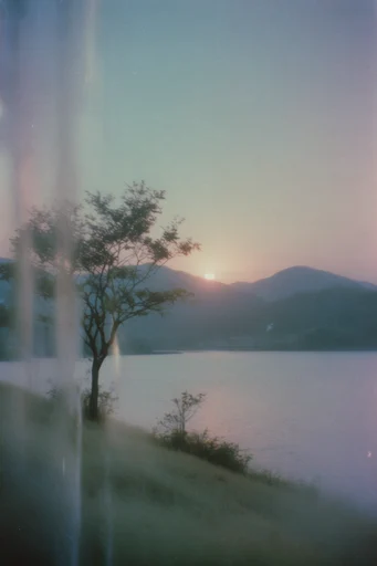Ethereal Analog Haze style reference image — vintage lo-fi texture