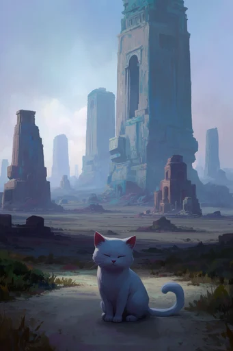 Ethereal Monumental Dreamscapes style reference image — painterly textures