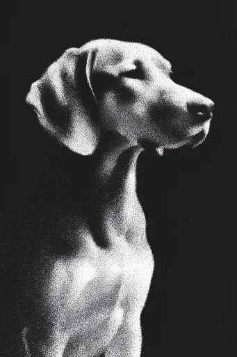 Velvety Monochrome Grain style reference image — pictorialist aesthetic