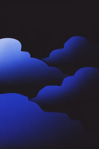 Nocturnal Graphic Minimalism style AI image example 2