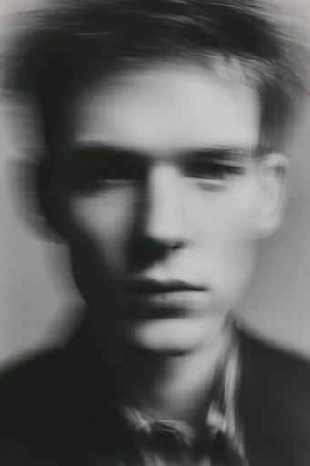 Kinetic Monochrome Noir style reference image — chiaroscuro lighting