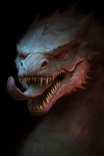 Nocturnal Chiaroscuro Descent style reference image — painterly digital art