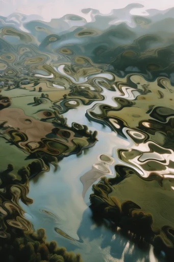 Surreal Fluid Refraction style reference image — fluid refraction