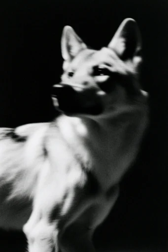 Cinematic Noir Chiaroscuro style reference image — heavy film grain