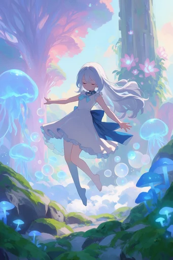Ethereal Luminescent Fantasy style reference image — ethereal pastel fantasy