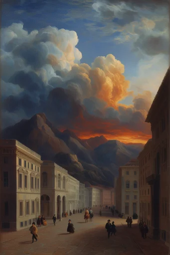 Ethereal Surrealist Romanticism style reference image — classical surrealism