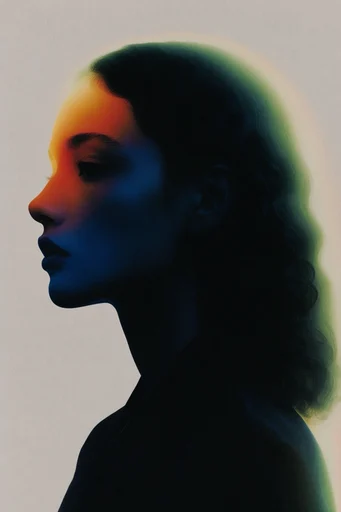 Ethereal Chromatic Noir style reference image — soft-focus ethereal blur
